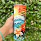 3D Surise Beach Tumbler