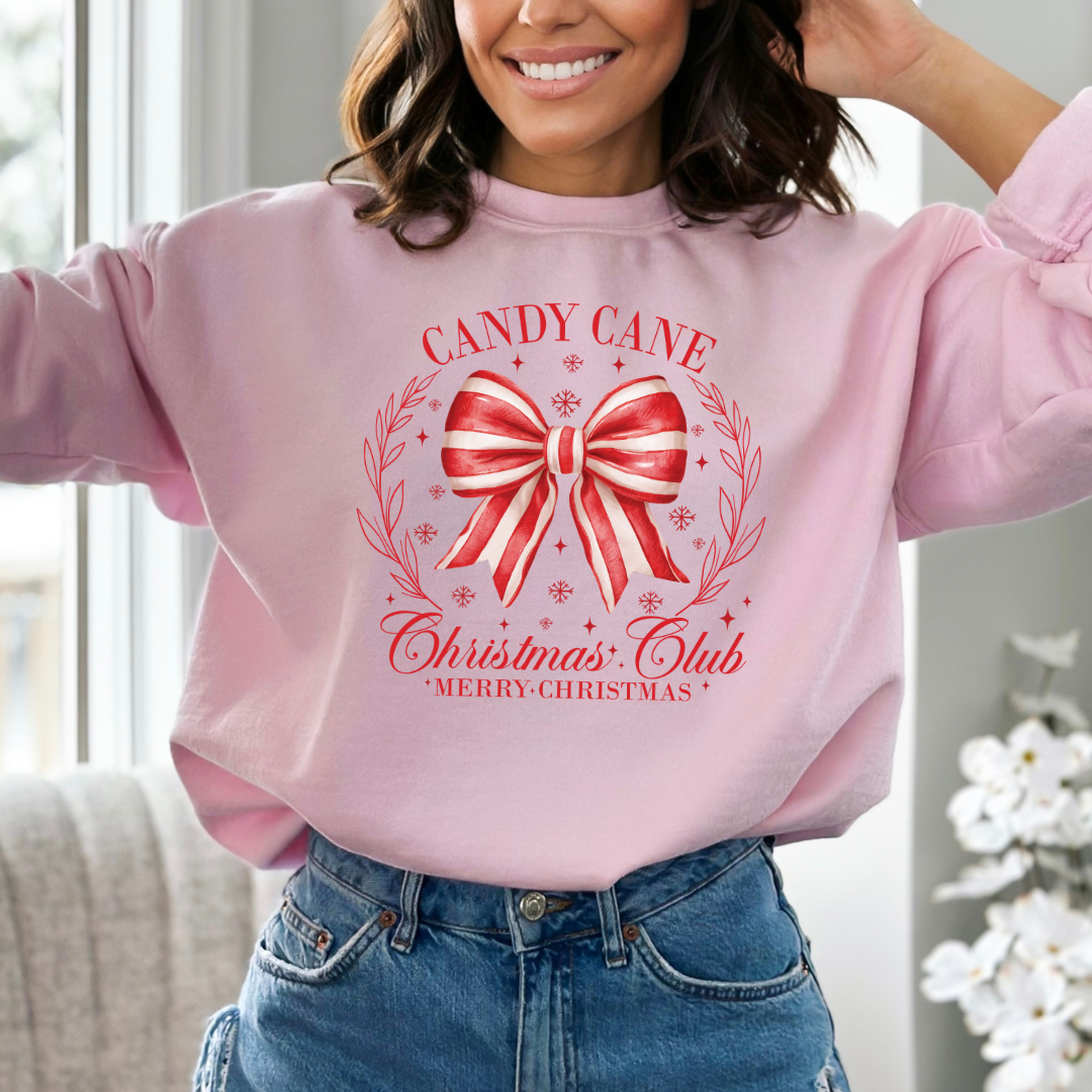 Candy Cane Christmas Sweatshirt