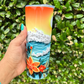 3D Surise Beach Tumbler