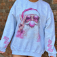 Pink Vintage Santa Sweatshirt