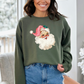 Retro Pink Santa Sweatshirt