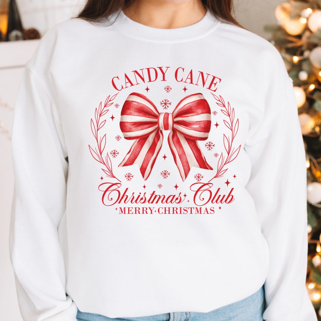 Candy Cane Christmas Sweatshirt