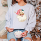 Retro Pink Santa Sweatshirt