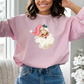 Retro Pink Santa Sweatshirt