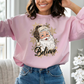 Leopard Santa Christmas Sweatshirt