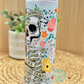 Floral Skull Tumbler