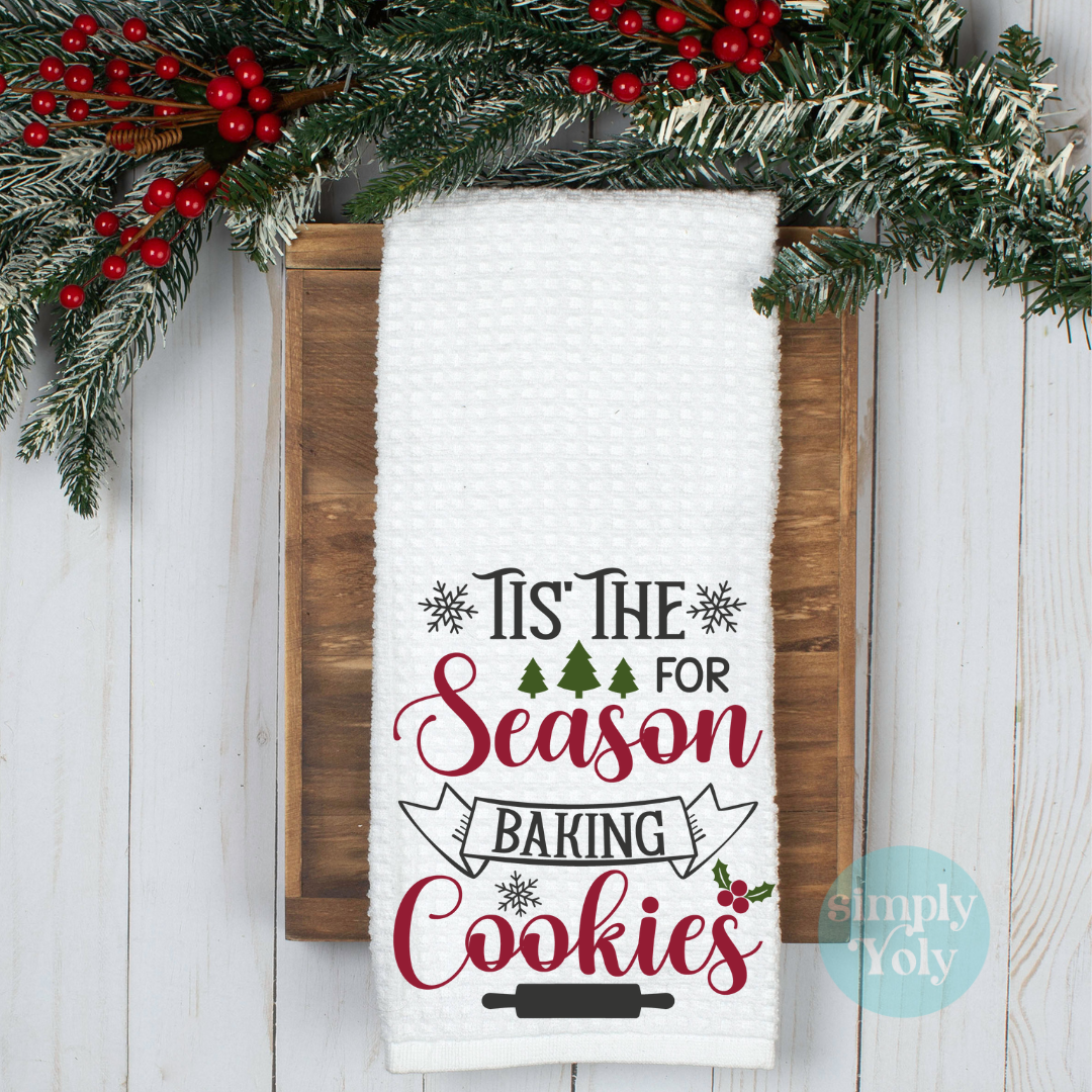 Tis The Season Christmas Kitchen Towel