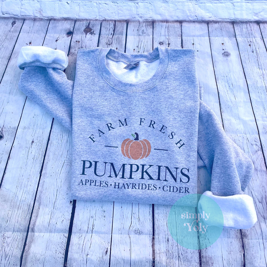 Farm Fresh Pumpkins Sweatshirt